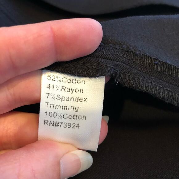 Ming Wang black white plaid trim hook front blazer jacket size Small - Picture 9 of 15